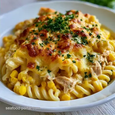 Scratch Made Tuna Pasta Bake for 4
