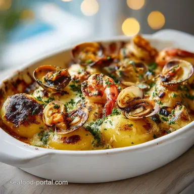 Seafood Stuffed Potatoes: Crispy Skins & Rich Filling Recipe Card