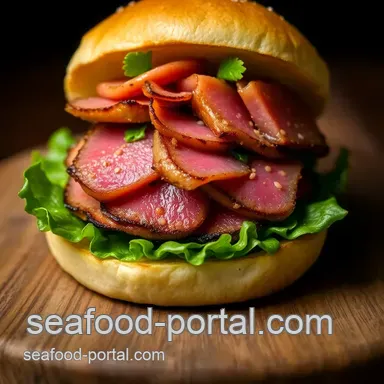 Seared Ahi tuna burger recipe: My Posh Pub Take on It! Recipe Card