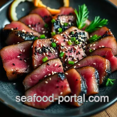 Seared Tuna Tataki: Restaurant-Style Tuna Recipes at Home Recipe Card