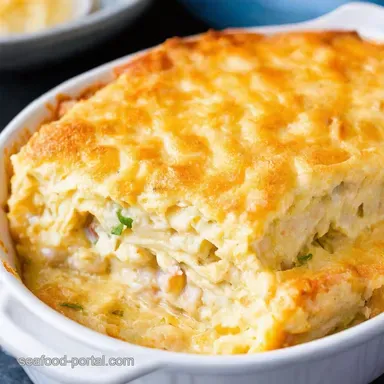 Seaside Dream Creamy Seafood Gratin Recipe Recipe Card