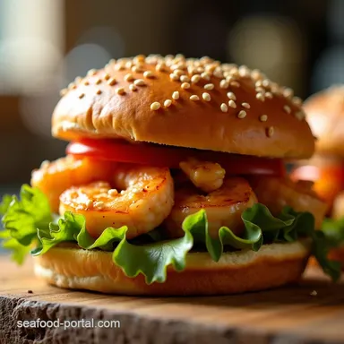 Seoulful Shrimp Burgers KoreanStyle Bliss Cookerru Recipe Card