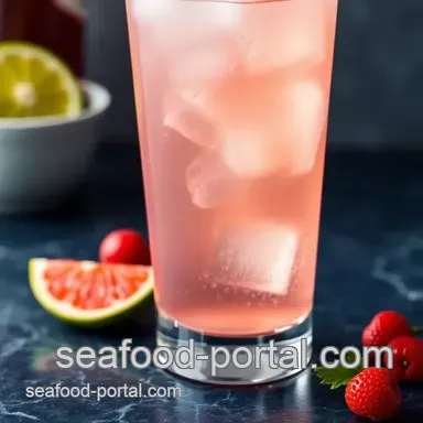 Shaken Vodka Sea Breeze Cocktail Bliss Recipe Card