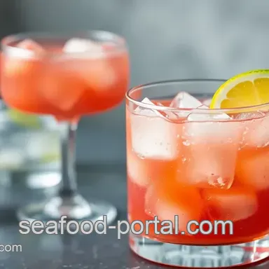 Shaken Vodka Sea Breeze Cocktail Bliss