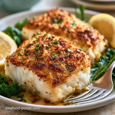 Crispy Sheet Pan Baked Haddock with Panko Recipe Card