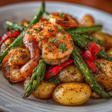 Sheet Pan Shrimp with Potatoes Recipe Card