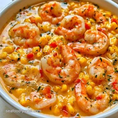 Shrimp and Corn Soup in 45 Minutes Recipe Card