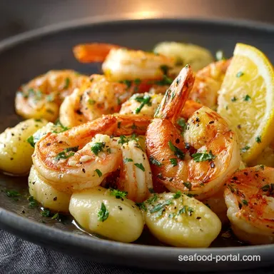 Shrimp and Gnocchi: 33-Minute Meal with Lemon Brown Butter Sauce