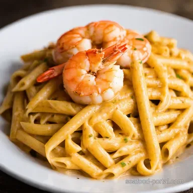 Shrimp Crab Pasta with Creamy Cajun Dream Sauce Recipe Card