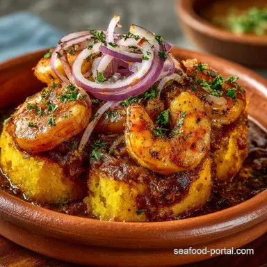 Shrimp Mofongo Recipe: Authentic Puerto Rican Comfort Food Recipe Card