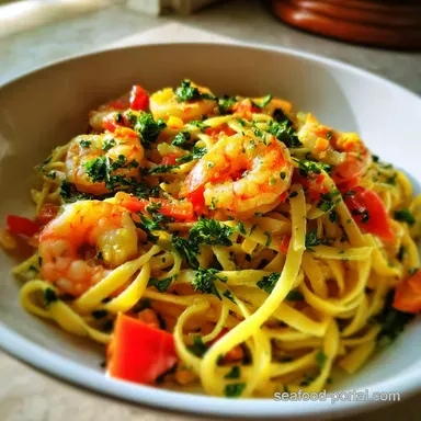 Shrimp Primavera Recipe for 4 Servings
