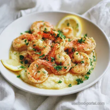 Shrimp Scampi Olive Garden Recipe for 4 Servings Recipe Card