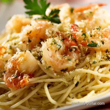 Easy Shrimp Scampi Pasta Restaurant Taste at Home Recipe Card