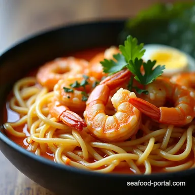 Shrimp Scampi Ramen Shrimp Ramen My 15Min Umami Bomb