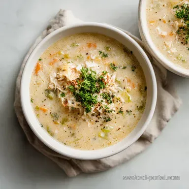 She Crab Soup Recipe for 4 Servings Recipe Card