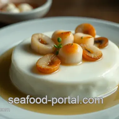Silky Steamed Egg Tofu with Scallops & Maitake Mushrooms - Easy Recipe for 2