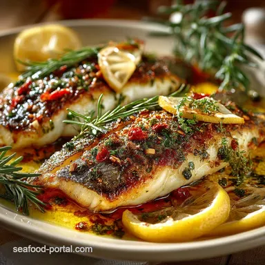 Flaky Baked Branzino Fillets Recipe 30 Min Mediterranean Style Recipe Card