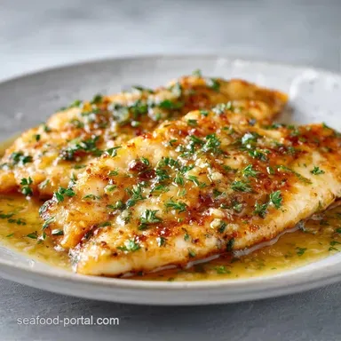 Simple Garlic Tilapia in 15 Minutes Recipe Card