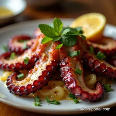 Simple Greek Grilled Octopus My Easy Tender Secret Recipe Card