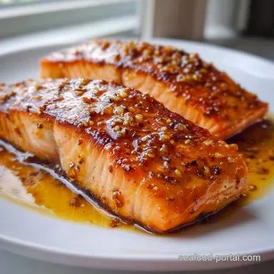 Simple Salmon Recipe with Garlic Butter Recipe Card