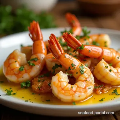 Garlic Butter Shrimp Scampi Ready in 30 Restaurant Taste Recipe Card