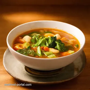 Slurptastic Asian Vegetable Soup Recipe Quick Easy Recipe Card