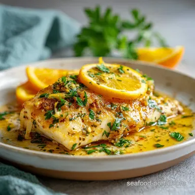 Orange Roughy Fish with Smoked Garlic Butter in 20 Minutes Recipe Card