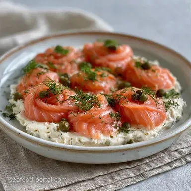 Smoked Salmon Appetizer in 15 Minutes Recipe Card