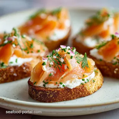 Smoked Salmon Appetizer in 30 Minutes