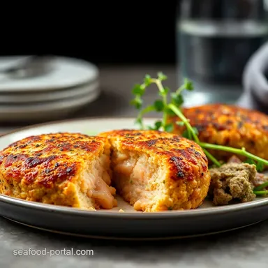 Leftover Salmon Fishcakes: Nigella-Style Gourmet Glow-Up Recipe Card