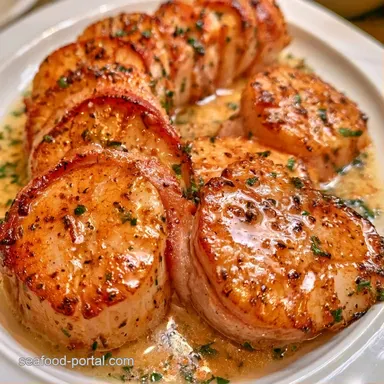 Smoked Turkey Wrapped Scallops: 27 Min Recipe Card