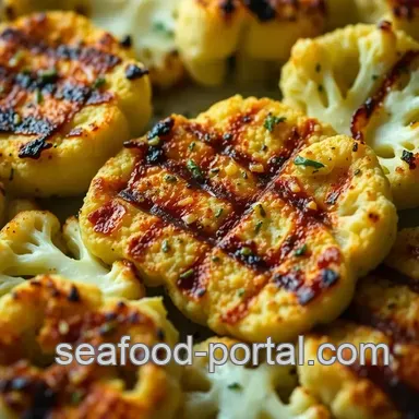 Smoky Grilled Cauliflower Steaks with Garlic-Herb Marinade Recipe Card
