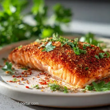 Salmon Seasoning for Baked Salmon in 5 Minutes Recipe Card