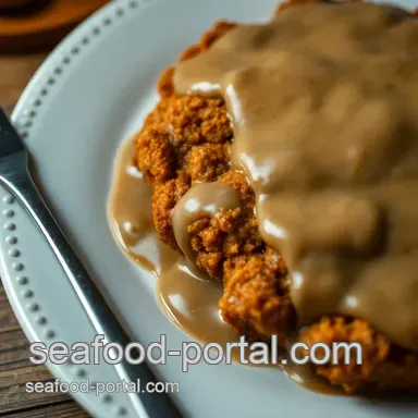 Comforting Recipe for Chicken Fried Steak and Gravy: Southern Classic Recipe Card