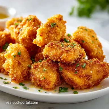 Fried Catfish Nuggets Recipe for 4 Servings Recipe Card