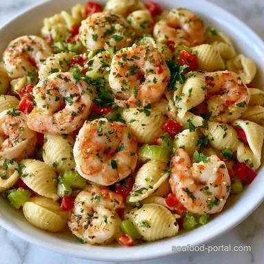 Southern Shrimp Pasta Salad: Make-Ahead Recipe Card