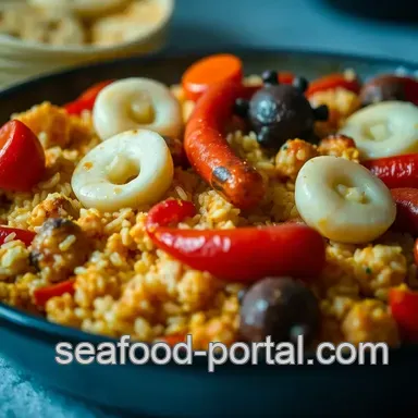 Spanish Seafood and Chorizo Paella Recipe: A Taste of Valencia Recipe Card