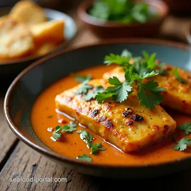 Spice Route Fish Curry Recipe Indian Fish Easy Authentic Recipe Card