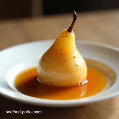 Foolproof Poached Pears with Salted Butter Caramel Sauce