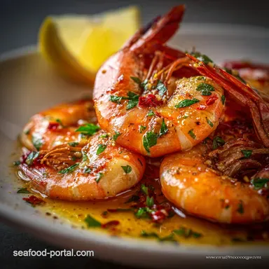 Spicy Garlic Butter Head on Shrimp Recipe Gambas al Ajillo Style