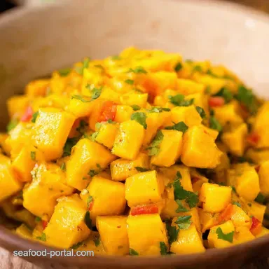 Pin on Eats Spicy Mango Salsa Mango Madness Recipe Card
