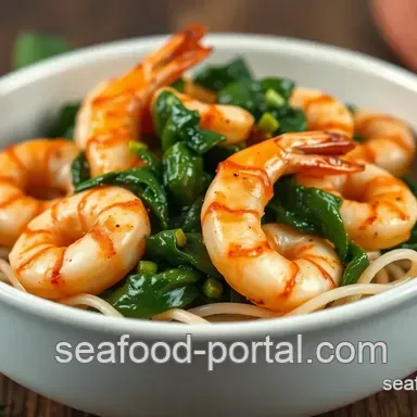 How to Make Sautéed Prawns with Spicy Spinach: An Easy Weeknight Delight