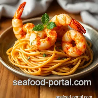 How I Make Sautéed Prawns with Spicy Pasta | 30 Min: A Delicious Weeknight Treat Recipe Card