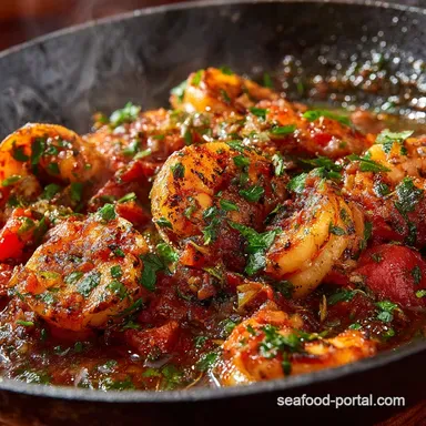 Authentic Shrimp Diablo Smoky Fiery and Ready in 30 Minutes Recipe Card