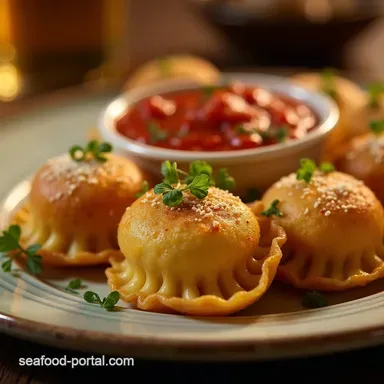 Foolproof Crispy Fried Ravioli Recipe with Zesty Marinara Recipe Card