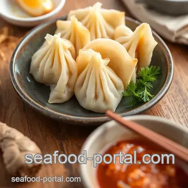 How to Make Delicious Steam Prawn Dumplings with Ginger Flavor Recipe Card