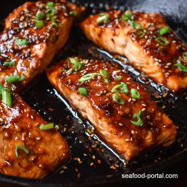 Sticky Sesame Salmon Glaze Recipe Better Than Takeout Recipe Card