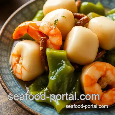 Stir-fry Bitter Gourd with Fish Balls & Prawns Recipe Card