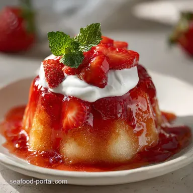 Strawberry Poke Cake Recipe in 50 Minutes Recipe Card