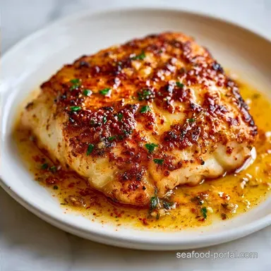 Summer Grilled Cod Fillet for 4 Servings